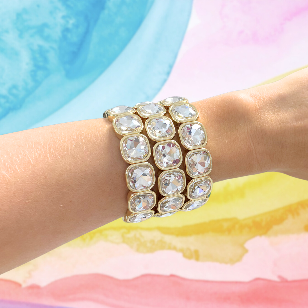 Taylor Shaye Designs - Frankie Bracelet (Rainbow and Clear)