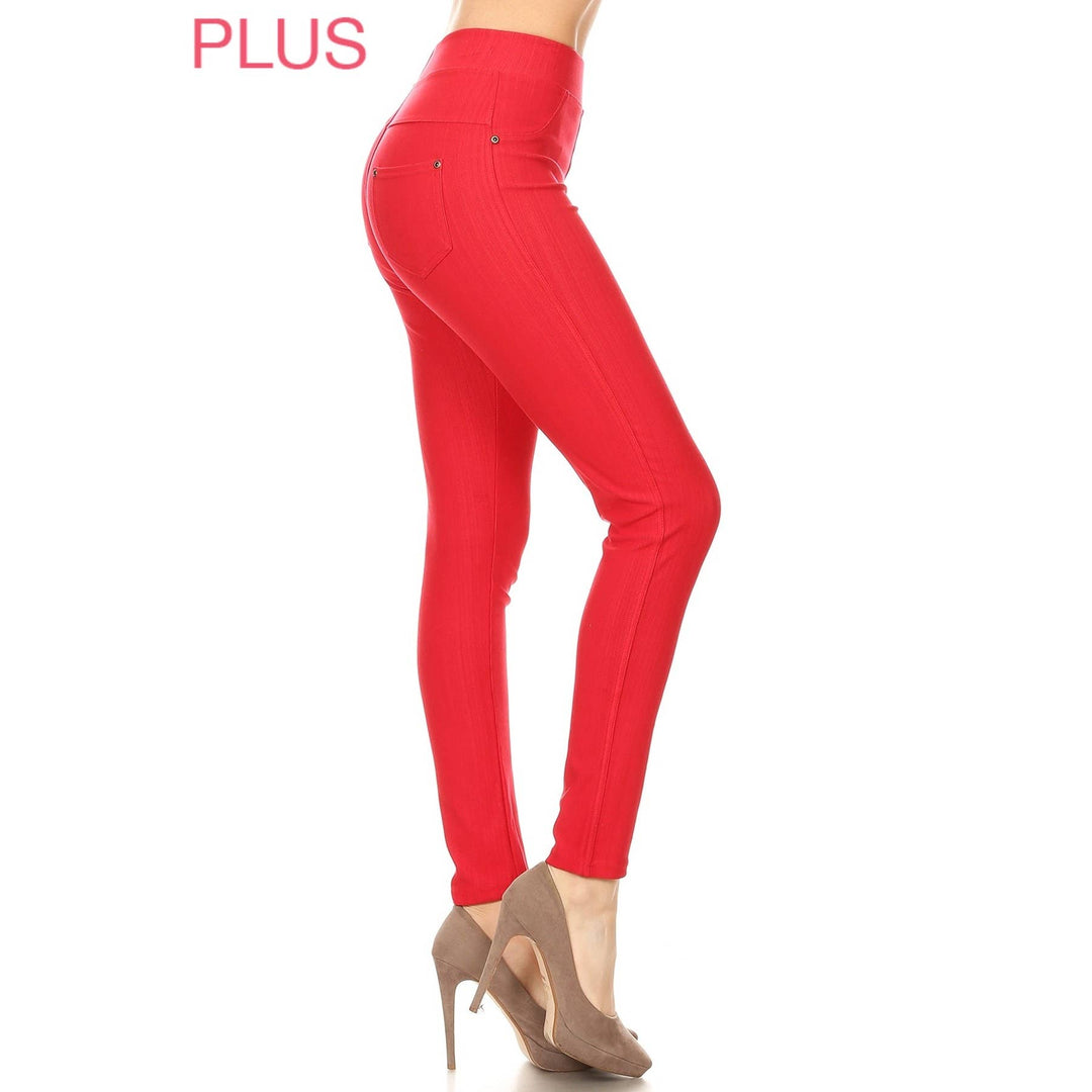 Leggings Depot - Plus Size Jeggings (1X2X)