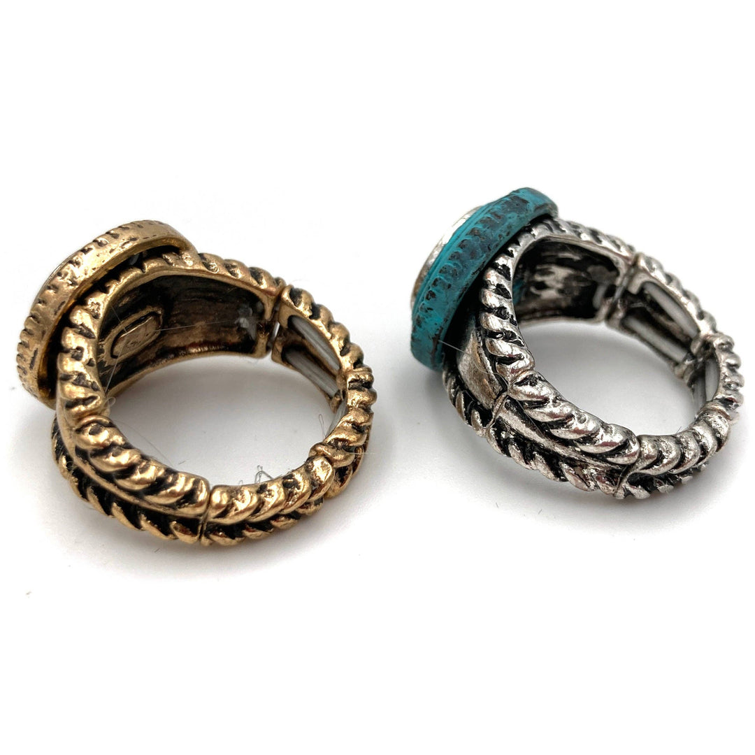 Lunar Deer - 12 GA Shotgun Bullet Shell Western Stretch Ring