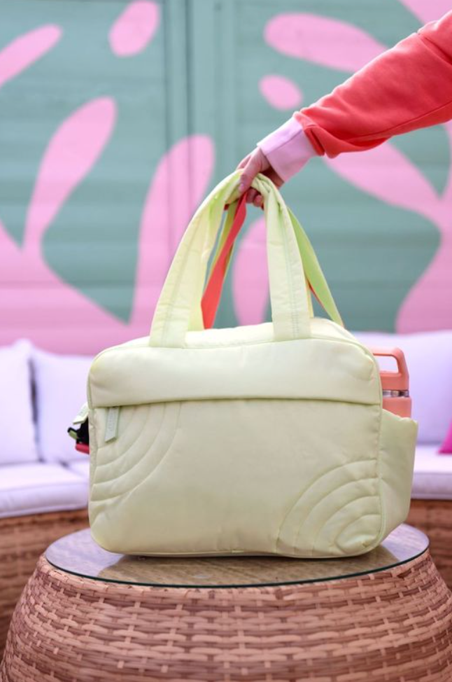 Jadelynn Brooke - Duffle Bag – Modern Puffer Duffle - Lime