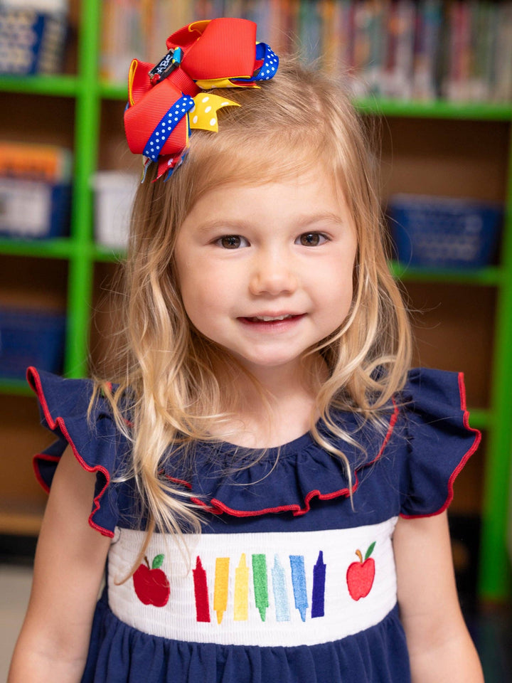 Red Class in Session Ribbon Bow