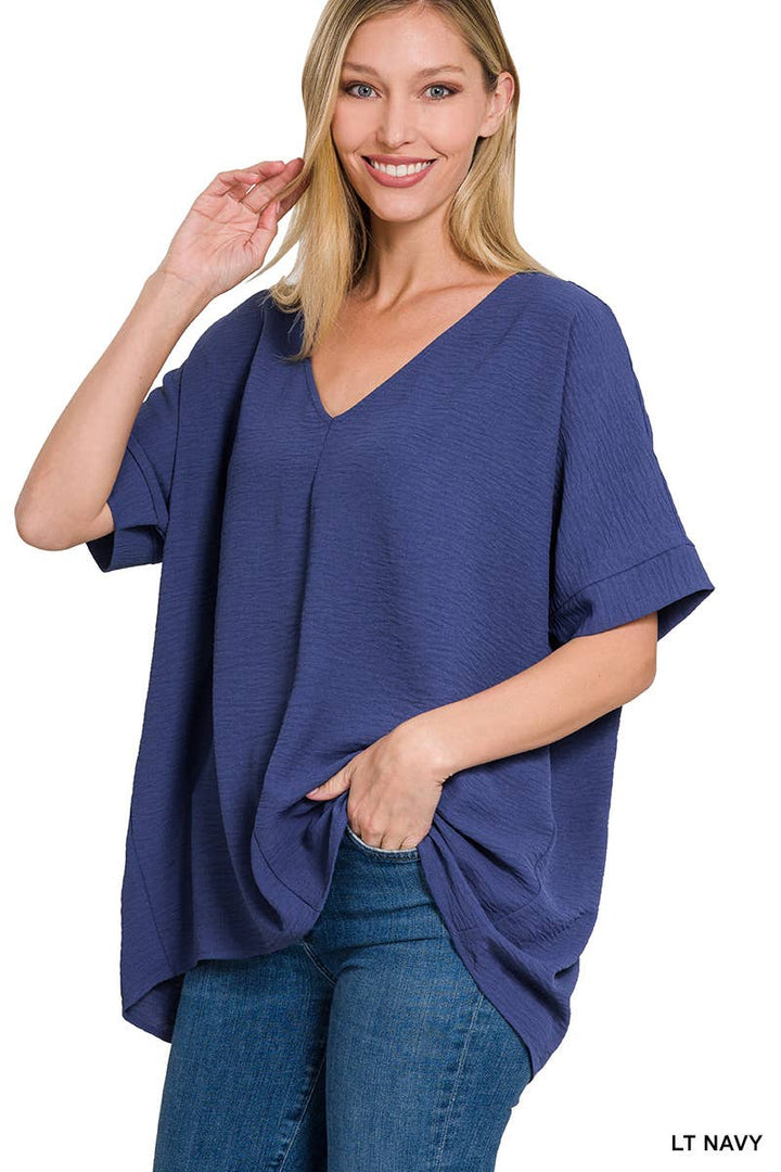 42POPS - Airflow Dolman Short Sleeve Top SI-24277