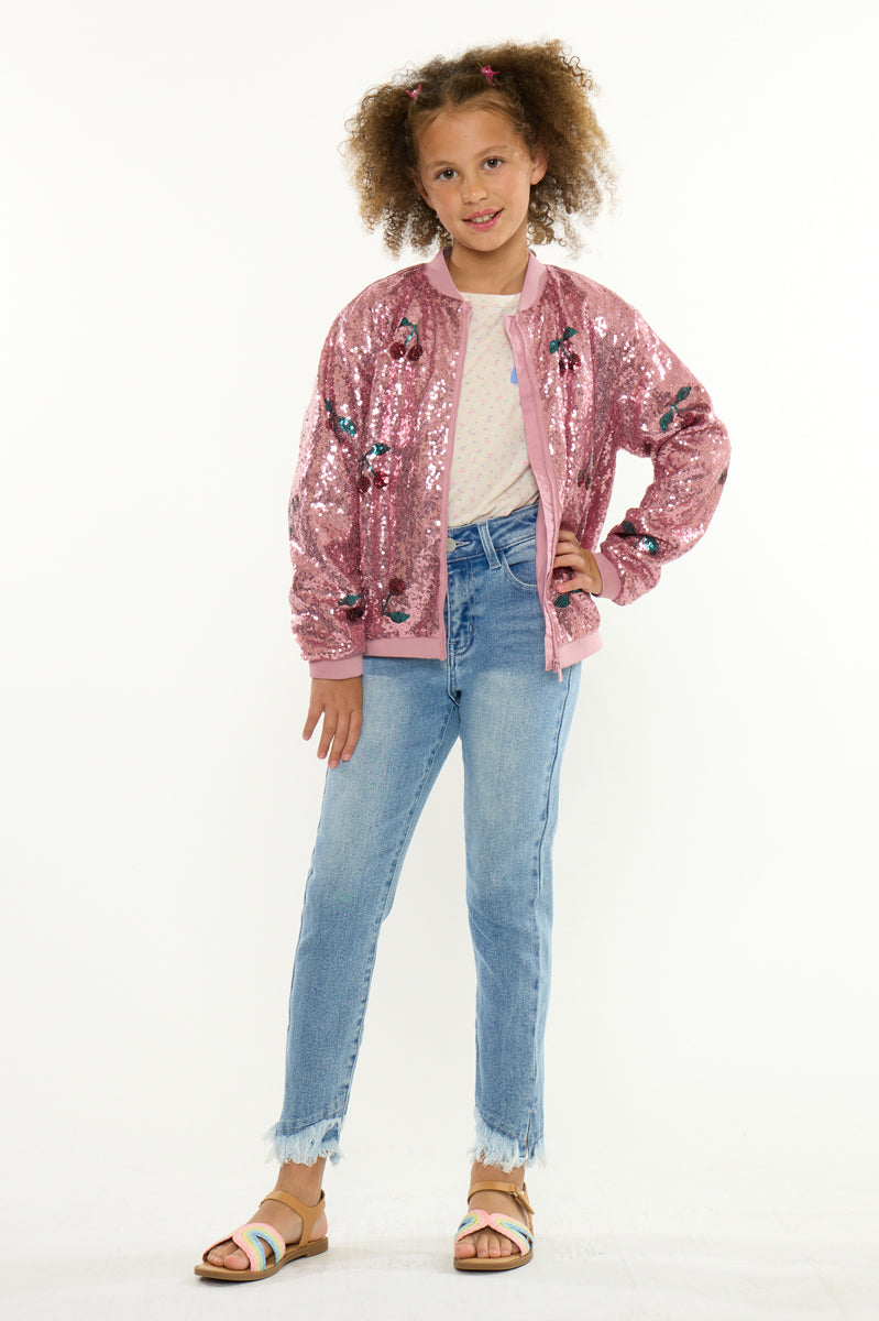 KIDS HIGH RISE ANKLE SKINNY