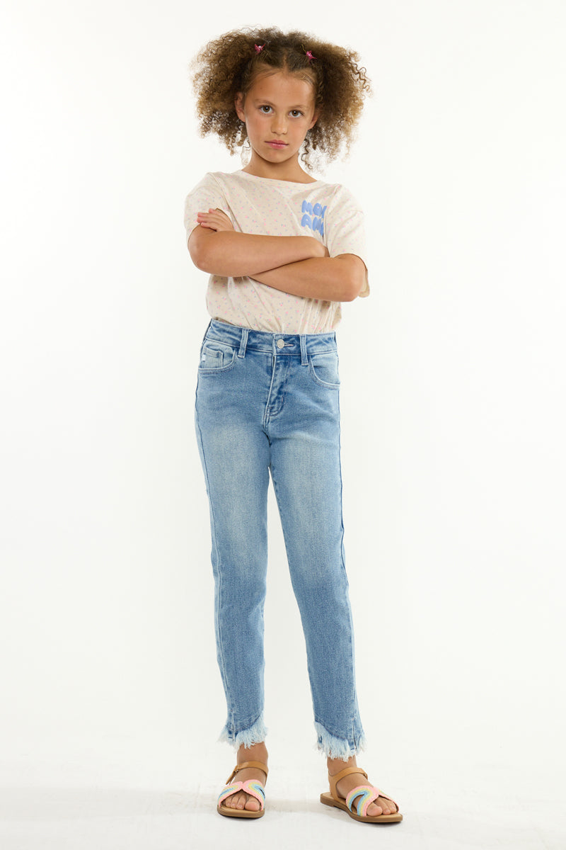 KIDS HIGH RISE ANKLE SKINNY