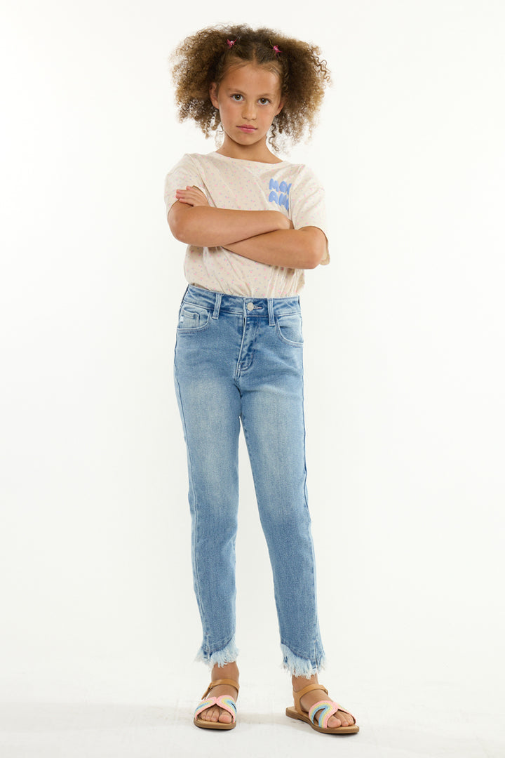 KIDS HIGH RISE ANKLE SKINNY