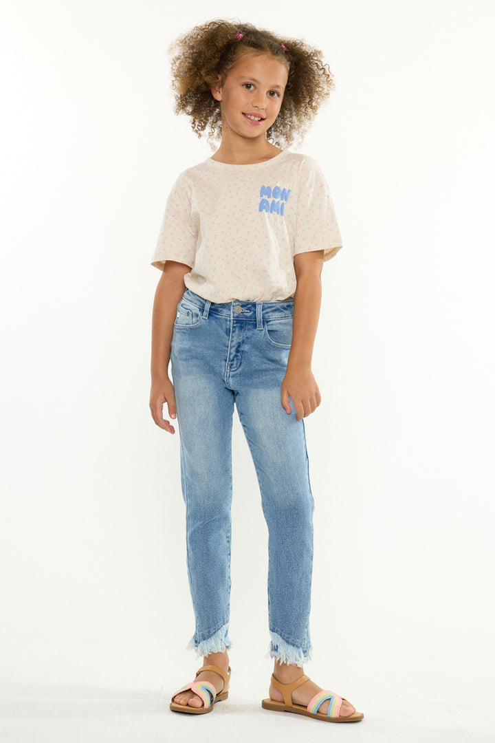KIDS HIGH RISE ANKLE SKINNY