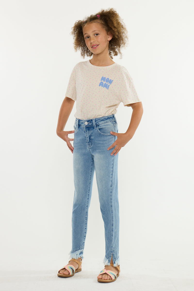KIDS HIGH RISE ANKLE SKINNY