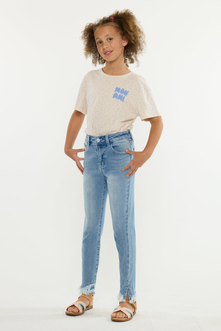 KIDS HIGH RISE ANKLE SKINNY